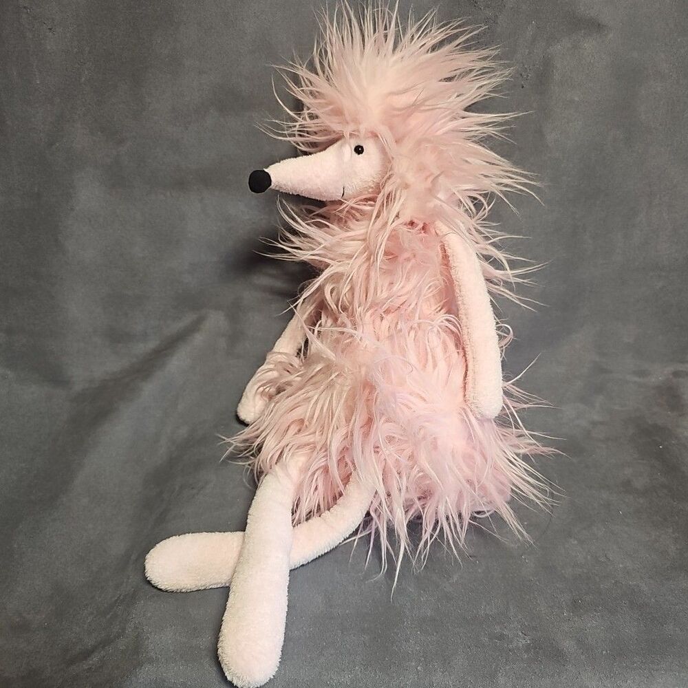 Jellycat Paris Poodle Pink Dog Plush - Rare & Retired Collection - Picture 1 of 12
